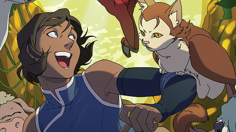 Korra makes some furry friends this FCBD.